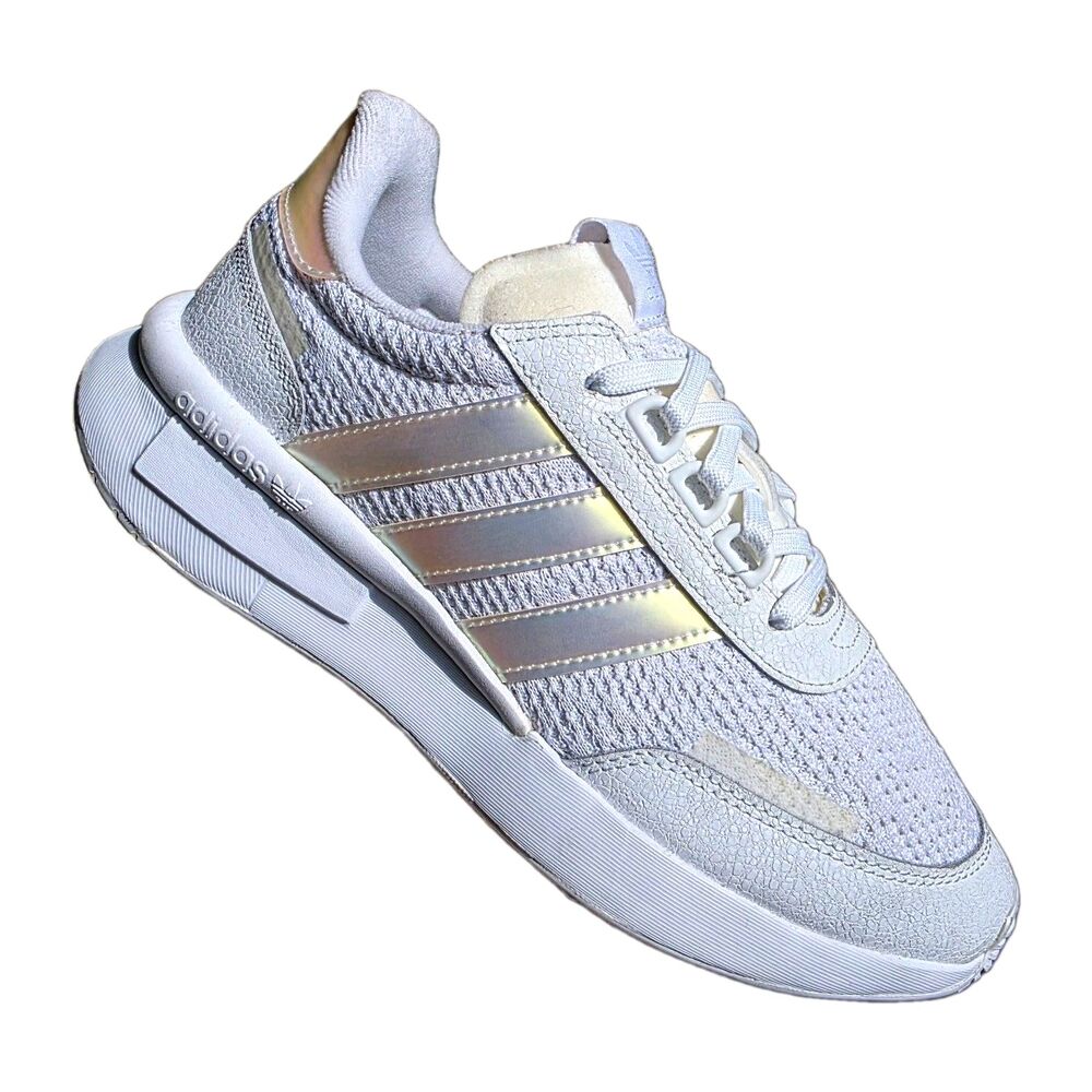 Adidas Retroset J 'White Iridescent' Sneakers Women's US 6, FX7477